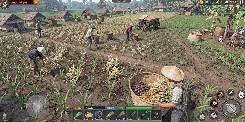 Tampilan karakter yang menawan dan unik.