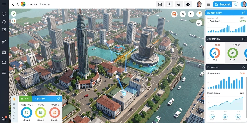 Screenshot menampilkan petualangan karakter utama dengan latar belakang yang indah.