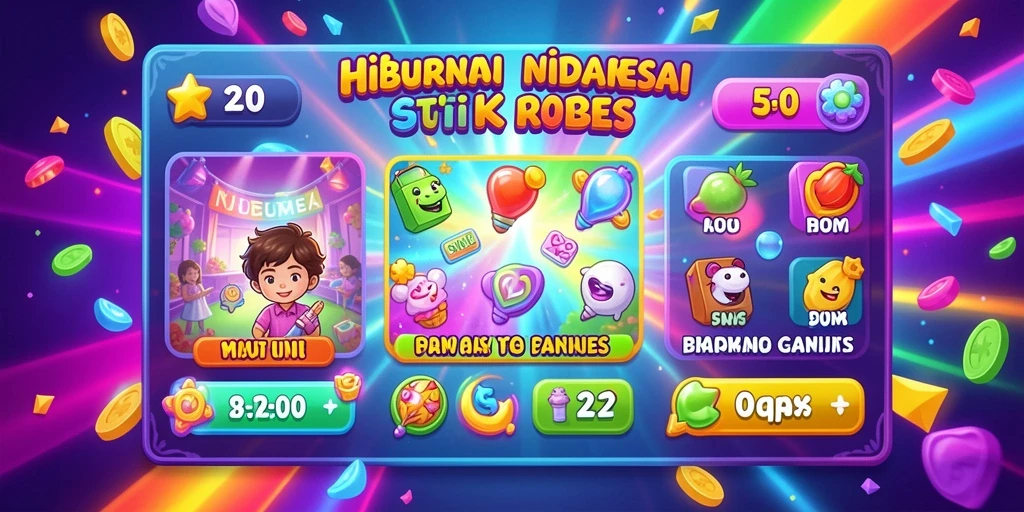 Screenshot menampilkan tampilan awal AMPER88 yang menarik.