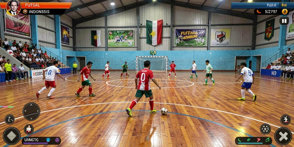 Tampilan karakter utama yang kuat dan berani.