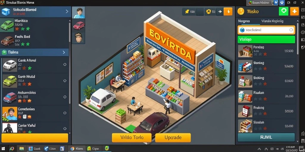 Tampilan antarmuka aplikasi yang user-friendly.