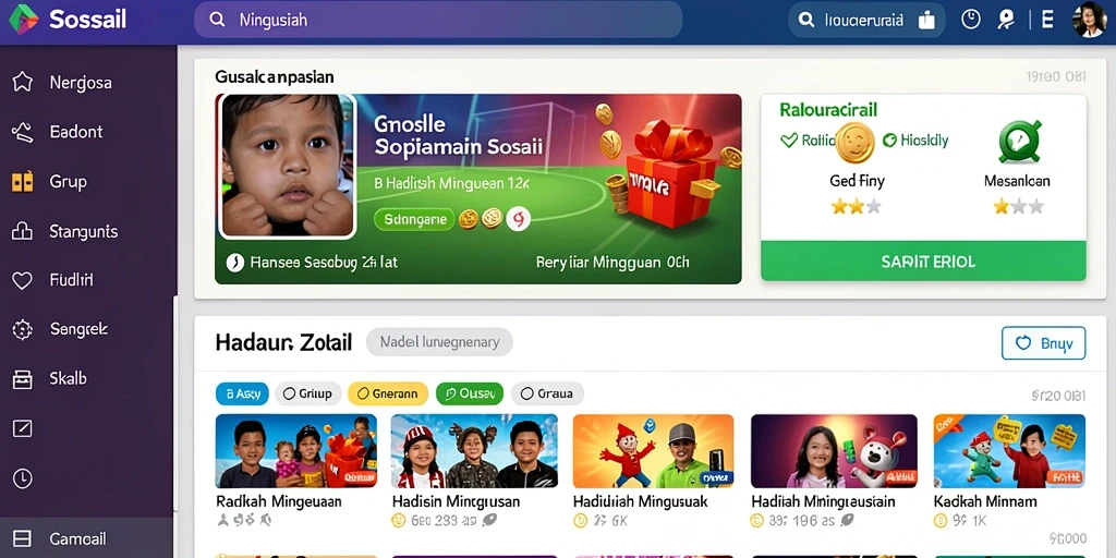 Tampilan grafis menakjubkan dari dunia INDAAA.