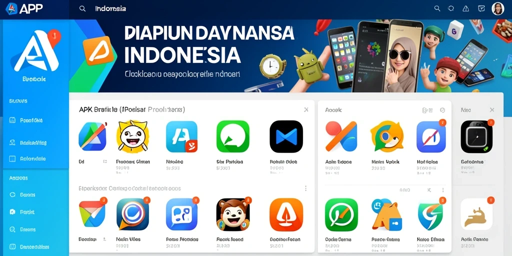 Tampilan menu awal yang menarik dan informatif.