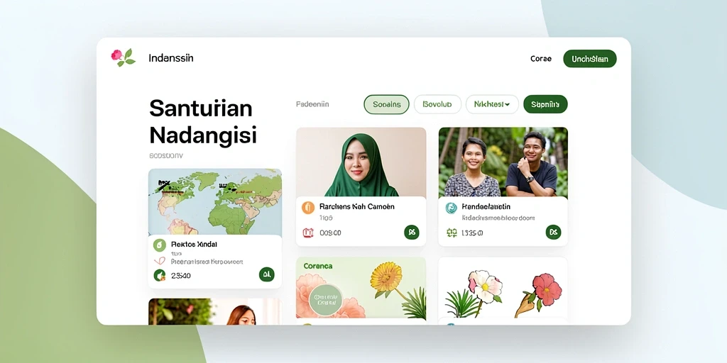 Tampilan antarmuka utama yang menarik.